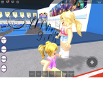 Gymnastics spilt girls