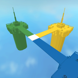 Doomspire Brickbattle but theres 3 teams