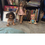 We like dolls