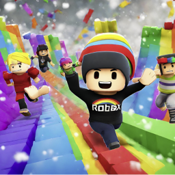 Easy Rainbow Obby