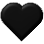 Neon Dark Heart Pin