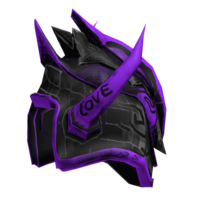 Ancestral Shoulder Armour - Right - Purple Black