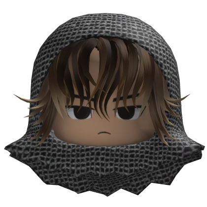 Messy Hair w/ Hood (Brown)