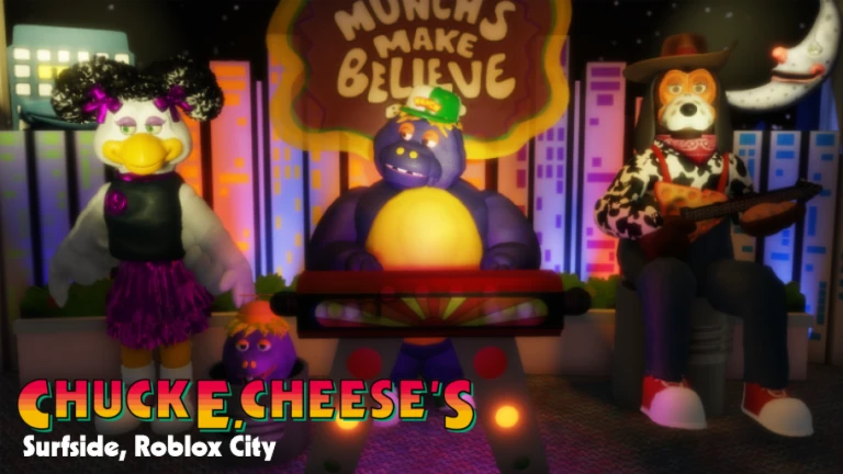 Chuck E Cheese Surfside Roblox City 3 Stage ☆ Roblox