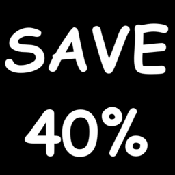SAVE 40% ON ITEMS