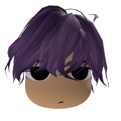 Purple Cute Cool Boy Hair Roblox item