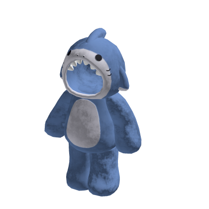 🍀Cute Shark Plushie Onesie (Blue)