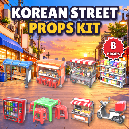Korean Street Props Kit