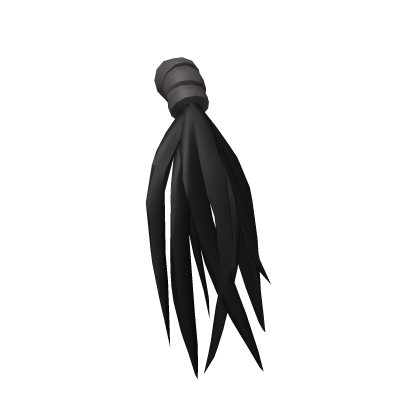 Black Ponytail Extension Roblox item