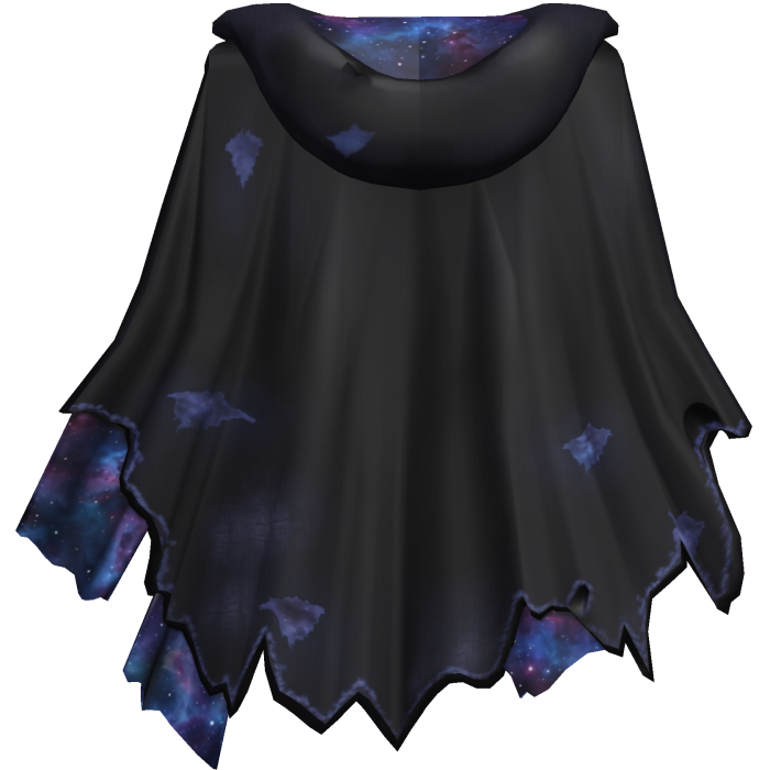 Distressed Torn Cape
