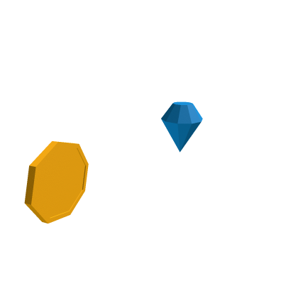Coin and gem