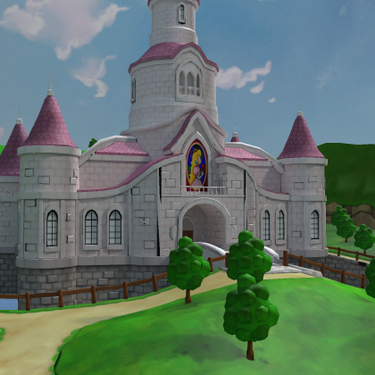 Peach's Castle Grounds REVAMPED