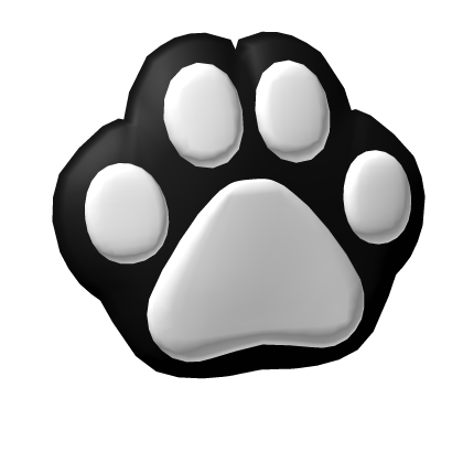 ♡ : panda paw clip