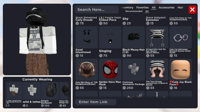 Editor de Avatar de Catálogo | El sitio web oficial de Roblox