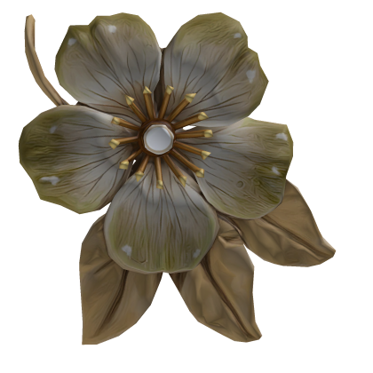 ❀〳 antique flower hair clip Roblox item