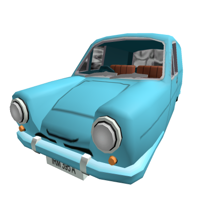 Blue Old Car