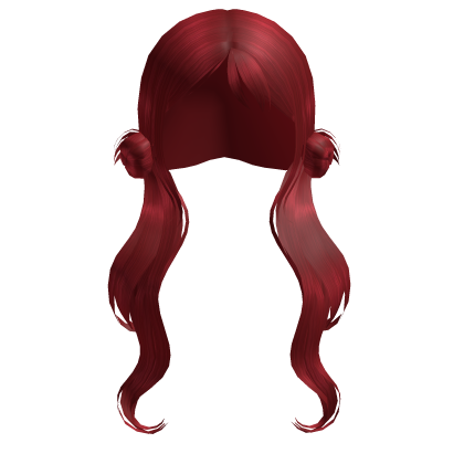 Very Red Low Bun Twintails Roblox item