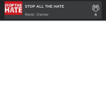 STOP ALL THE HATE