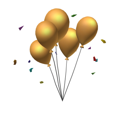 Gold Balloons