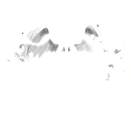 🎀 Glow Rose Petal Angel Wings Ribbons Bows White