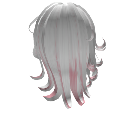 Gyaru Bouncy Layered Curls White&Pink
