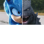 Godzilla vs sonic