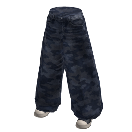 Blue Camo Pants