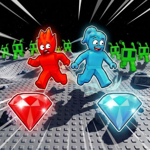 [🌕] Water & Fire [2 Player Obby]