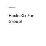 HaxleeXx Fan Group