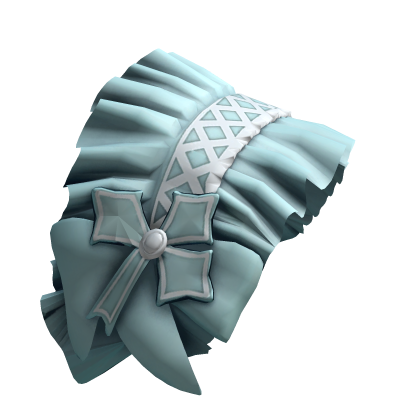 Cute Light Blue Lolita Headband  Roblox item