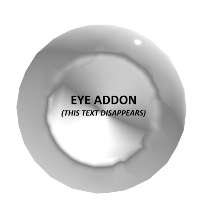 Bloodshot Ruby Eye White Smooth (PBR)