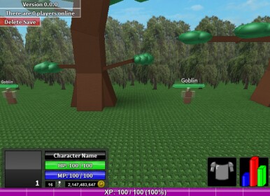 A cringy RPG game
