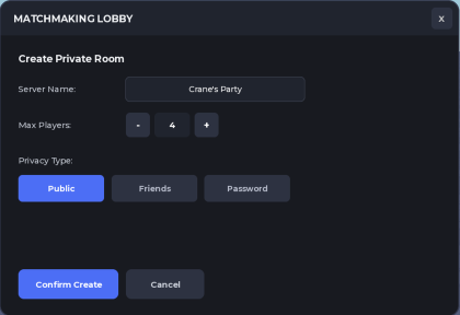 Lobby Matchmaking System. preview 2