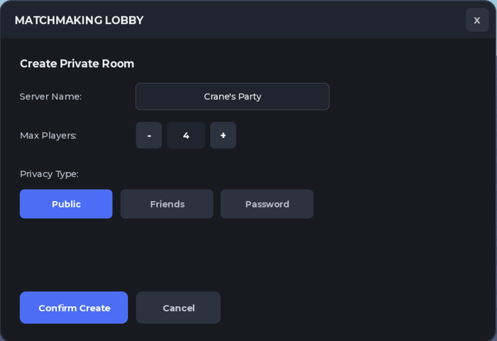 Lobby Matchmaking System. preview 2
