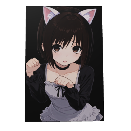 cute catgirl cape