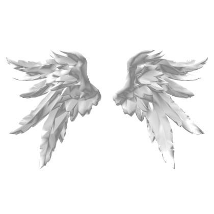 Big White Angel Wings
