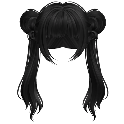 Long Anime Idol Twintails Black Roblox item