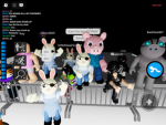 The cool group chilling inside