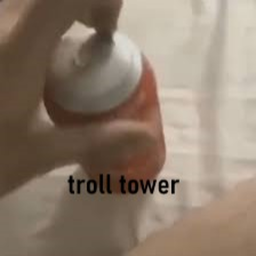 coca cola espuma troll tower