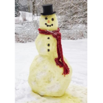 Snowman yellow