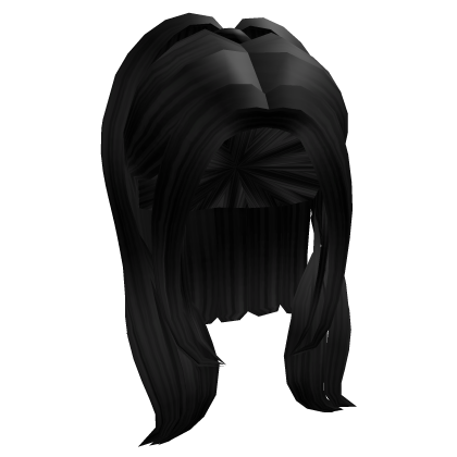 Y2K Princess Ponytail in Black Roblox item