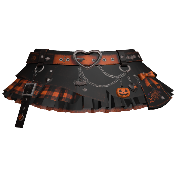 Chibi Doll - halloween skirt