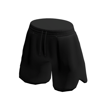black shorts