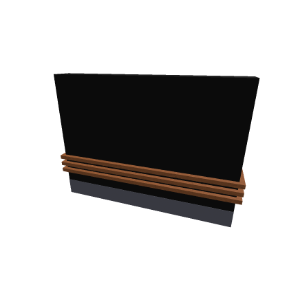 Modern Wood and black wall