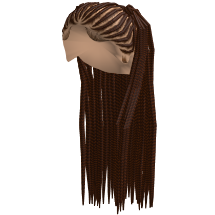 ⚜️• Fulani pigtails Braids (Brown) Roblox item
