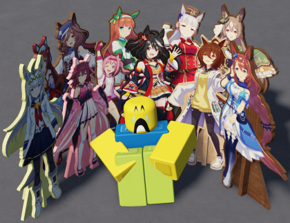 Uma Musume Character Cutout preview 1