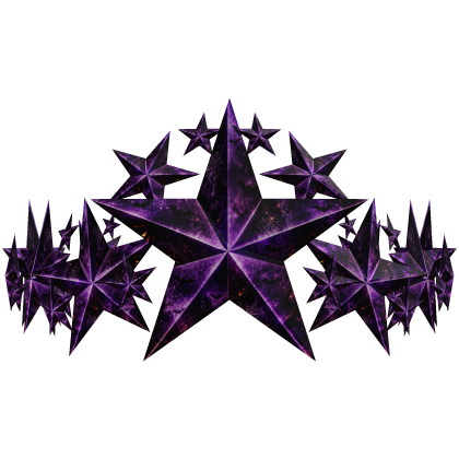 ☑️ Amethyst Purple Star Crown