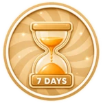 7 Days Roblox badge thumbnail