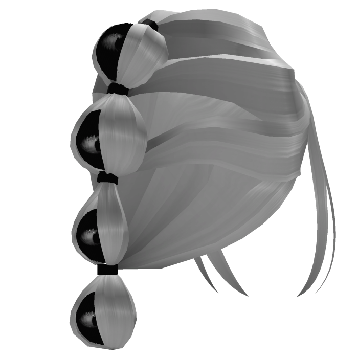 [Animated] Eye Braid Weirdcore White Hair