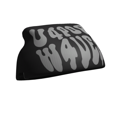 Black Vapor Waves Beanie Roblox item